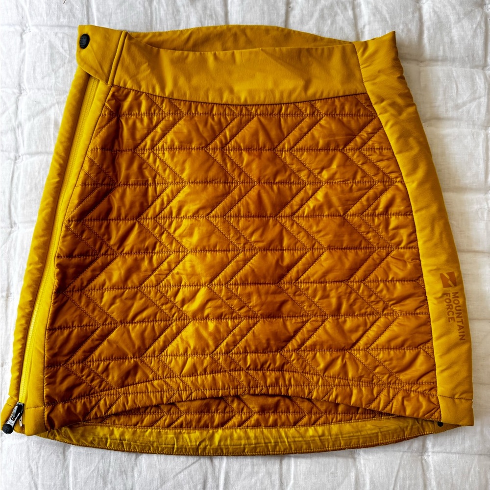 Women's Quilted yellow Skirt